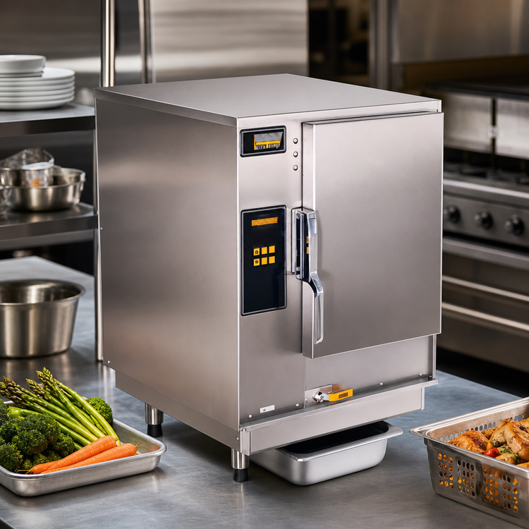 Product image #4 for AccuTemp Evolution 6-Pan Connectionless Boilerless Propane Countertop Convection Steamer