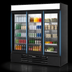 Thumbnail image #4 for Beverage-Air MarketMax 3-Section Reach-In Glass Door Refrigerated Merchandiser, 70.19 Cu. Ft., Bottom-Mounted