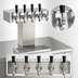 Thumbnail image #4 for Perlick 4006-5B2 Extra High Countertop Tee Draft Beer Tower, 5 Faucets, Stainless Steel, Glycol-Cooled