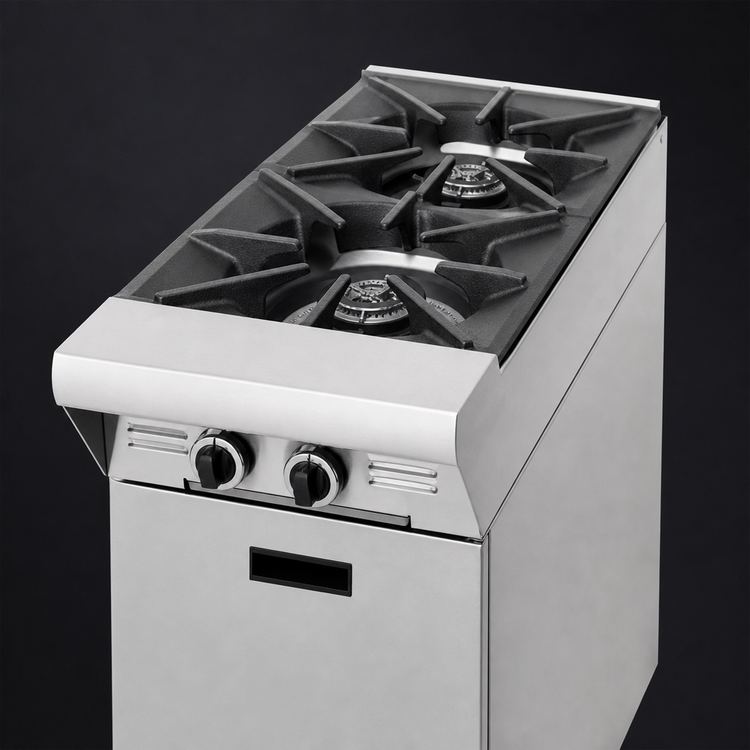 Product image #4 for Garland Master Series 17-Inch Modular Gas Open Burner Range Attachment with Electronic Spark Ignition