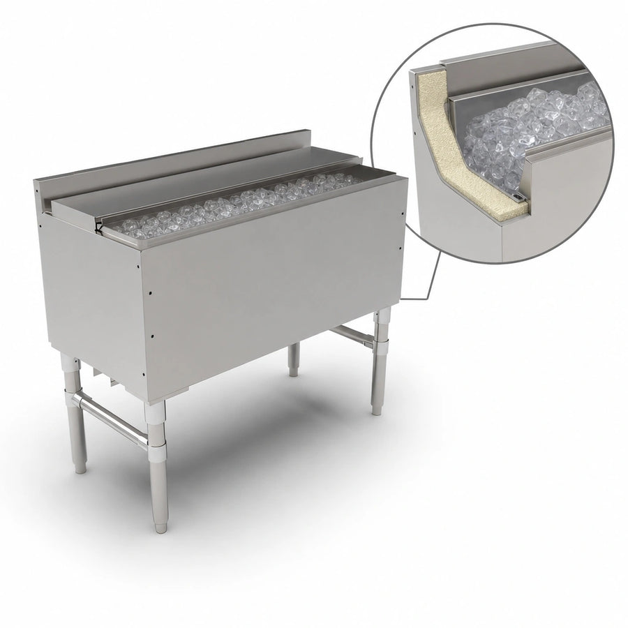 Foam-Insulated Ice Bin