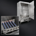 Thumbnail image #4 for Town MasterRange 36-Inch Natural Gas Smokehouse, Right-Hinged Door, Galvanized Exterior