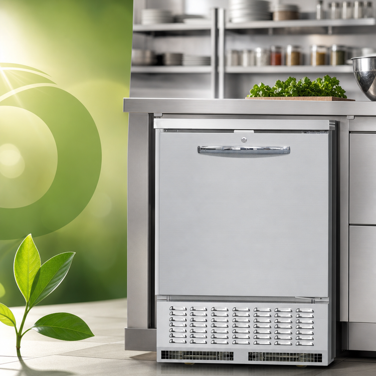 Product image #4 for Continental Refrigerator 24-Inch Shallow Depth Undercounter Freezer with Solid Door