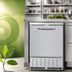 Thumbnail image #4 for Continental Refrigerator 24-Inch Shallow Depth Undercounter Freezer with Solid Door