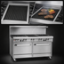 Thumbnail image #4 for Southbend Ultimate 60-Inch Gas Restaurant Range with 6 Burners, 24-Inch Charbroiler, and 2 Convection Ovens