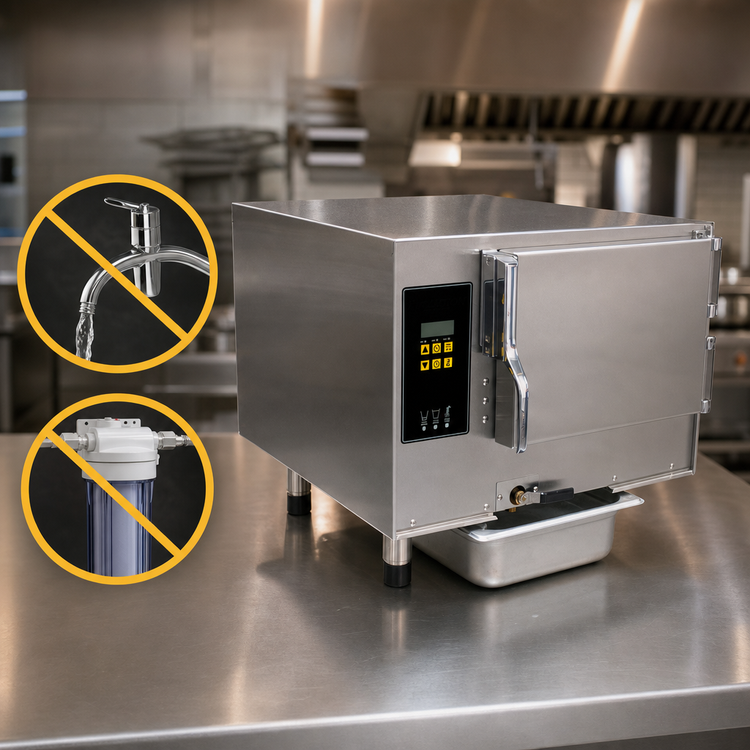 Product image #4 for AccuTemp Evolution 3-Pan Connectionless Boilerless Countertop Electric Convection Steamer