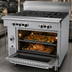 Thumbnail image #4 for Garland Cuisine Series 36-Inch Heavy Duty Gas Range with 4 Open Burners and Convection Oven