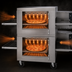 Thumbnail image #4 for Lincoln Impinger I 1400 Series Double-Stack Gas Conveyor Pizza Oven Package with FastBake Technology