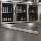 Thumbnail image #4 for Krowne BS-172 72-Inch Stainless Steel Front Kick Plate for Back Bar Coolers