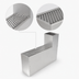 Thumbnail image #5 for Top Shelf TS Series 6-Inch Stainless Steel Underbar Filler Section with Backsplash and Drainboard Top