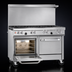 Thumbnail image #4 for Southbend Ultimate 48-Inch 6-Burner Gas Restaurant Range with Convection Oven and Cabinet Base