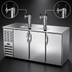 Thumbnail image #4 for Beverage-Air 72-Inch Shallow-Depth Draft Beer Cooler with 3 Solid Doors and Dual Faucet Towers