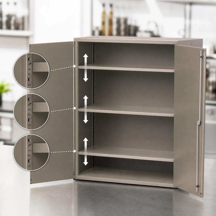 Three Adjustable Shelves