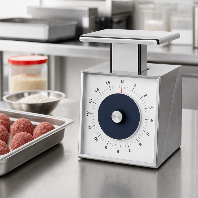 Product image #4 for Edlund SSR-16 Compact Stainless Steel Rotating Dial Portion Scale, 16 oz Capacity