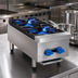 Thumbnail image #4 for Comstock-Castle Castle Series 36-Inch Countertop Gas Hotplate with 6 Star Burners