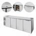 Thumbnail image #4 for True Premier Bar 108-Inch Four-Section Refrigerated Back Bar Cooler with Solid Locking Doors