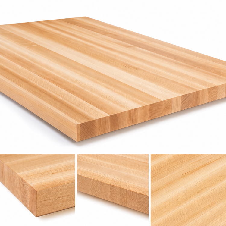 Product image #4 for John Boos Boos Block Edge Grain Northern Hard Rock Maple Kitchen Countertop, 60 x 30 Inches, 1-1/2 Inch Thick, Penetrating Oil Finish