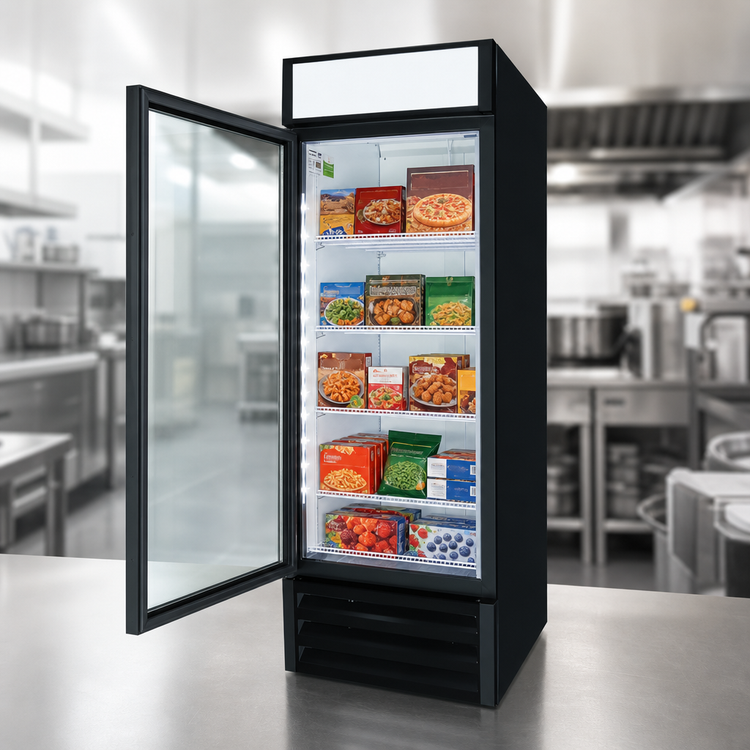Product image #4 for Excellence VF-23 30-Inch One-Section Glass Door Freezer Merchandiser, 24.0 Cu. Ft., Bottom-Mount Self-Contained