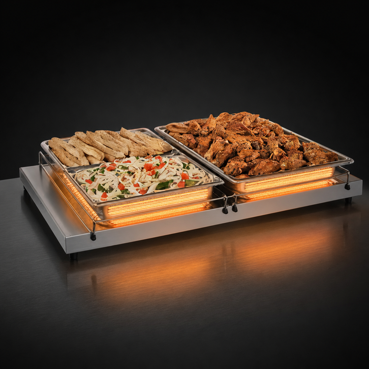 Product image #4 for Hatco Glo-Ray 18-Inch Freestanding Heated Shelf, 15.5-Inch Deep
