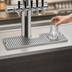 Thumbnail image #4 for Micro Matic Surface Mount Stainless Steel Drip Tray Trough with Integral Glass Rinser for Metropolis T Draft Towers, 34-Inch