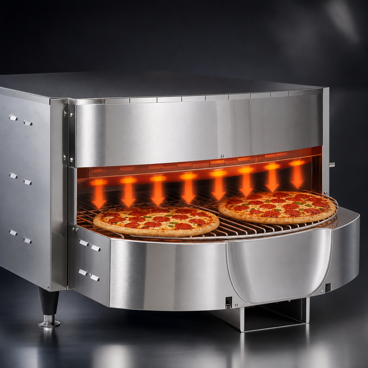 Product image #5 for Ovention Matchbox M360-12 Countertop Ventless Electric Rotating Conveyor Oven