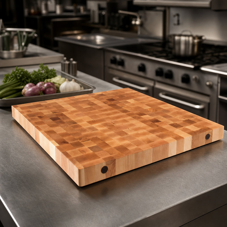 Product image #4 for John Boos Boos Block End Grain Maple Island Countertop, 36 x 38 x 2.25 Inch, Cream Finish with Beeswax