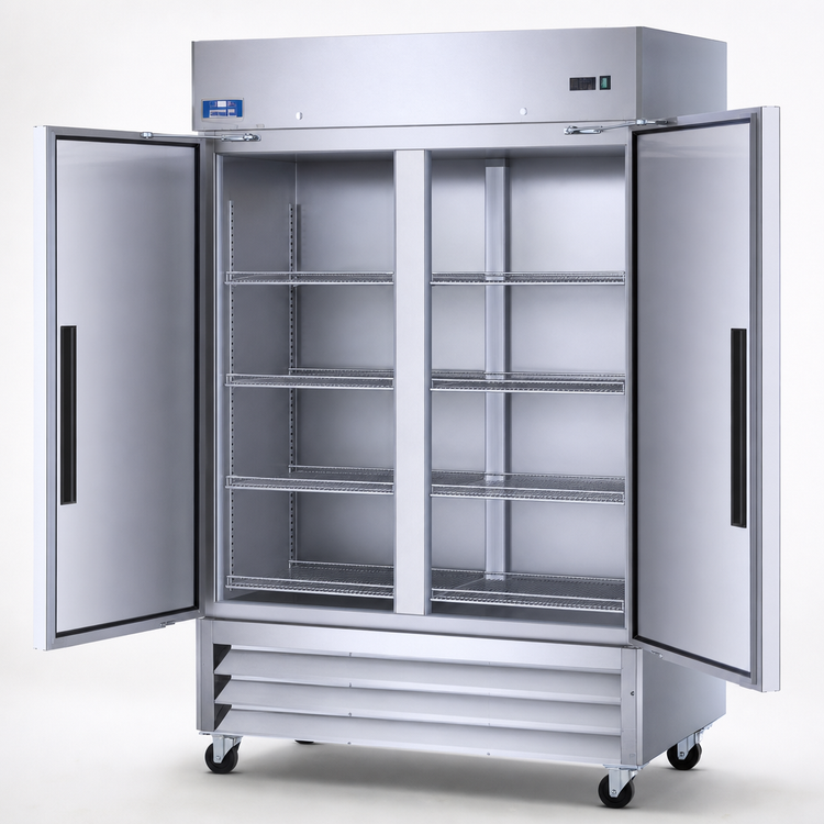 Product image #4 for Arctic Air AR49 Two-Section Reach-In Refrigerator, 49 Cu. Ft., Solid Doors