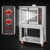 Thumbnail image #5 for American Range Majestic Full-Size Single-Deck Standard Depth Gas Convection Oven with 50/50 Glass Doors