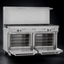 Thumbnail image #4 for Southbend Ultimate 60-Inch Gas Restaurant Range with 8 Open Burners and 2 Convection Ovens