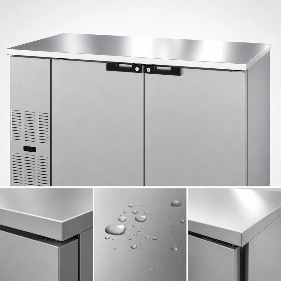 18-Gauge Stainless Steel Top