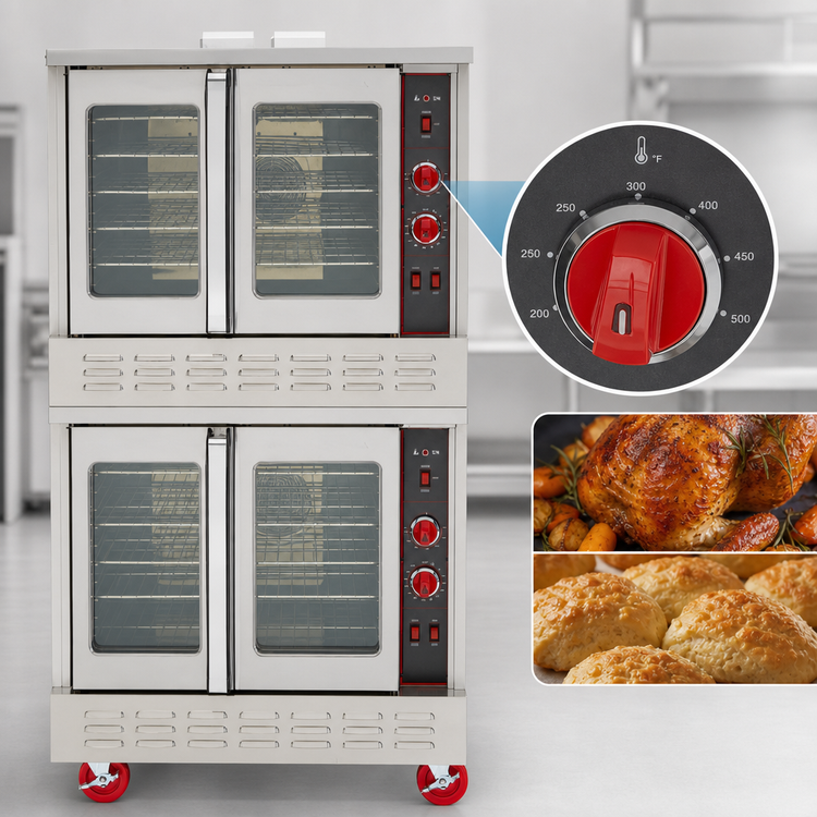 Product image #5 for American Range Majestic HE Double-Deck Standard Depth Full-Size Gas Convection Oven
