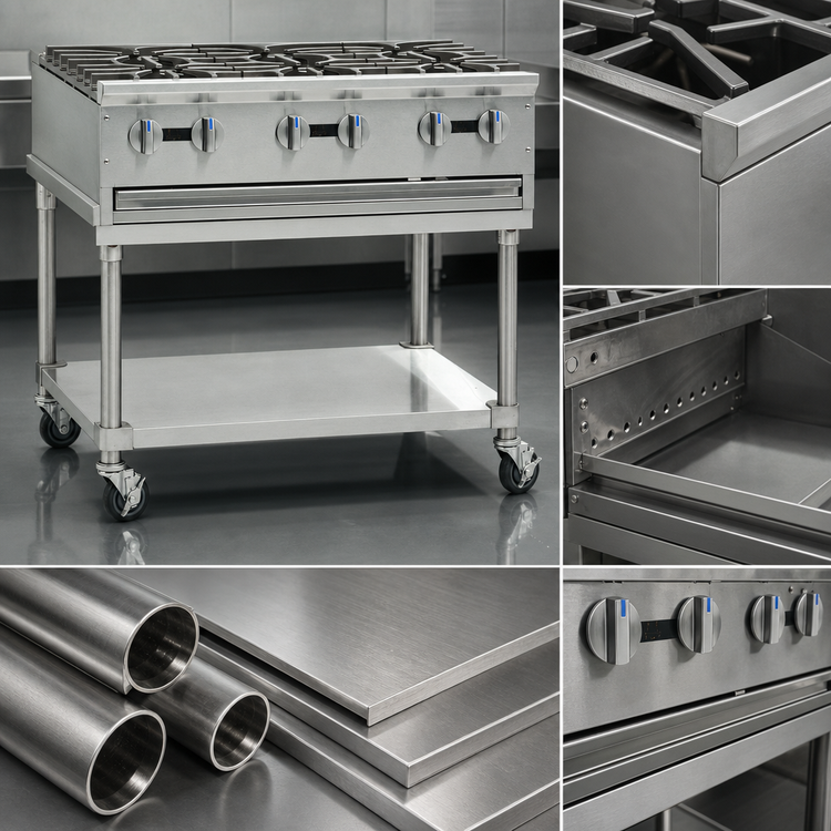 Product image #4 for Imperial Pro Series 36-Inch Gas Countertop Hot Plate with 6 Open Burners