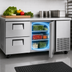 Thumbnail image #4 for True TUC-67D-2-HC 67-Inch Deep Undercounter Refrigerator with 1 Door and 2 Drawers