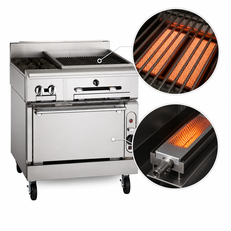 Product image #4 for Vulcan 24-Inch Heavy Duty Modular Infrared Gas Charbroiler
