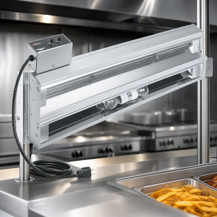 Product image #4 for Vollrath Cayenne 60-Inch Single Strip Heat Lamp with Sheathed Cal-Rod Element