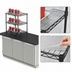 Thumbnail image #4 for Metro2Go Countertop To-Go Order Pick-Up Station with Sign and 3 Shelves