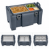 Thumbnail image #5 for Cambro Ultra Pan Carrier Top-Loading Insulated GN Food Pan Carrier, 40 Qt., Granite Gray