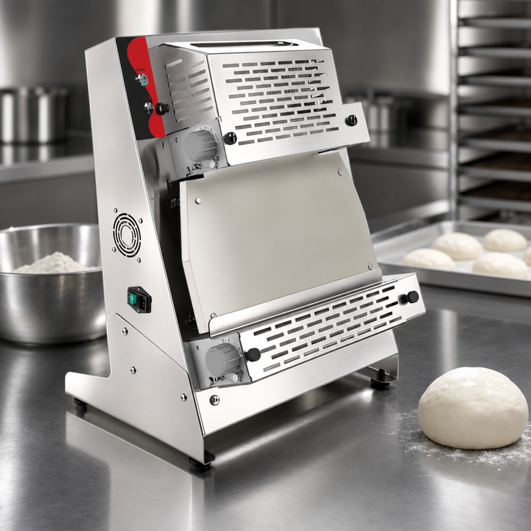 Product image #4 for Axis Countertop Dough Roller, 22-2/5 Inch Wide, Stainless Steel, 250 Pieces/Hour