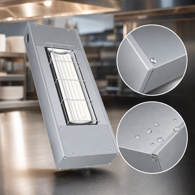 Product image #4 for Hatco Ultra-Glo 42-Inch Double Ceramic Infrared Strip Heat Lamp Food Warmer