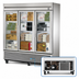 Thumbnail image #4 for True 3-Section Reach-In Glass Door Freezer with Triple-Pane Doors, -10°F, Self-Contained Bottom-Mount Refrigeration