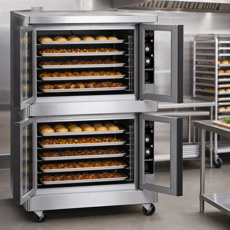 Product image #4 for Blodgett Zephaire ZEPH-100-G-ES DBL Double-Deck Full-Size Gas Convection Oven