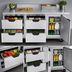 Thumbnail image #4 for Beverage-Air 72-Inch Three-Section Worktop Refrigerator with 4 Drawers and 1 Door