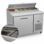Thumbnail image #4 for Kelvinator Commercial KCHPT50.6 Refrigerated Pizza Prep Table, 1-Section, 47-3/8-Inch Wide, 12 Cu. Ft., 1-Door
