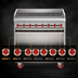 Thumbnail image #4 for American Range ADJF-48 48-Inch Floor Model Adjustable Gas Charbroiler with Cabinet Base, 8 Burners