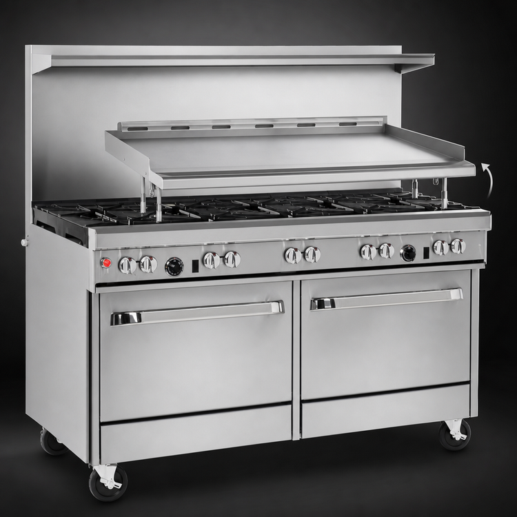 Product image #4 for Southbend Ultimate 60-Inch Gas Restaurant Range with 2 Convection Ovens and Griddle/Broiler