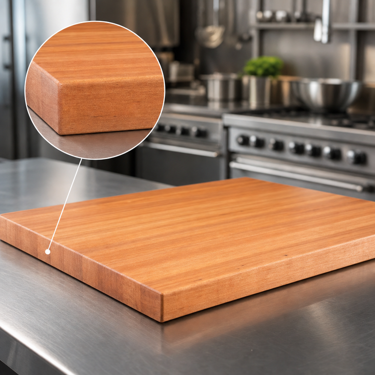 Product image #4 for Boos Block American Cherry Edge-Grain Kitchen Countertop, 24 x 25 x 1-1/2 Inch, Varnique Finish