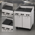 Thumbnail image #4 for Garland Master Series Floor Model Gas Charbroiler with Storage Base, 17 x 23 Inch Grill Area, Briquettes, and Reversible Flat/Tilt Grates
