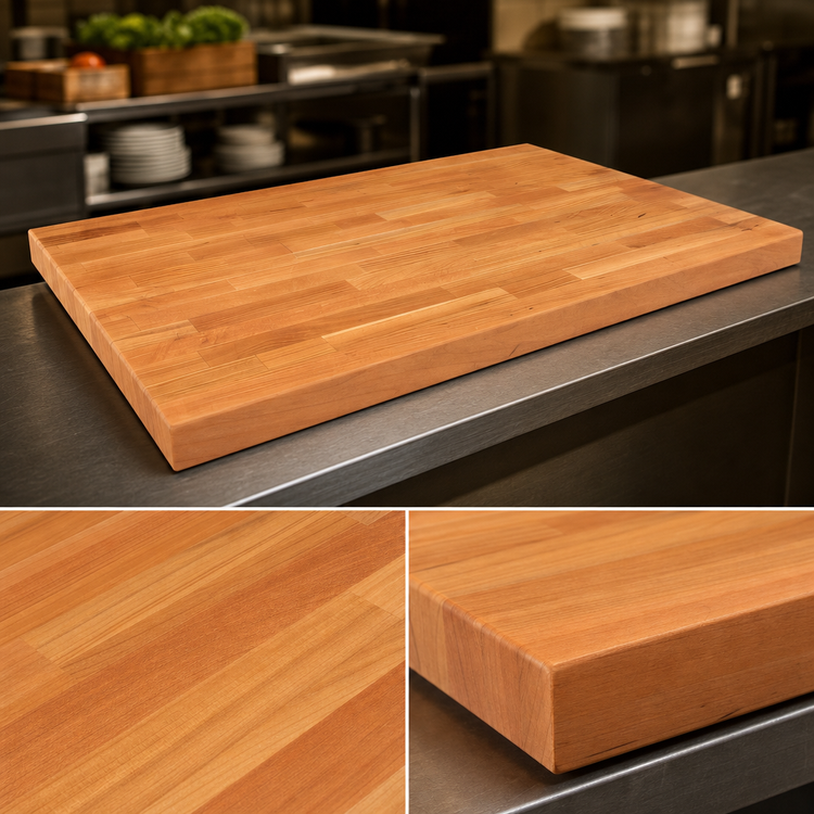 Product image #4 for Boos Block American Cherry Blended Edge Grain Kitchen Countertop, 120 x 38 x 1-1/2 Inch, Penetrating Oil Finish