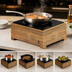 Thumbnail image #4 for Madera Rustic Pine Square Glass-Top Countertop Commercial Induction Cooktop, 1 Burner