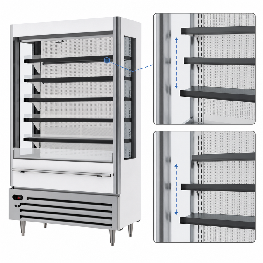 Five Shelves With Flexible Placement
